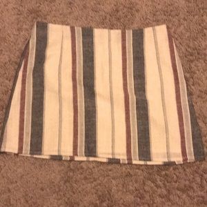 Forever 21 Red White and Blue Stripped Skirt